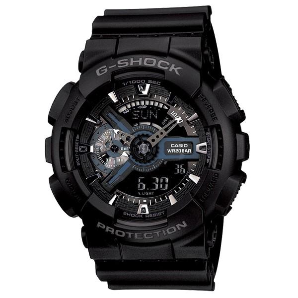 G-Shock Ana-digi World Time Black Dial Men's watch GA110-1B