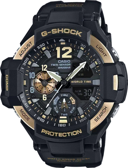 G-Shock Black Dial Resin Men's Watch GA1100-9G
