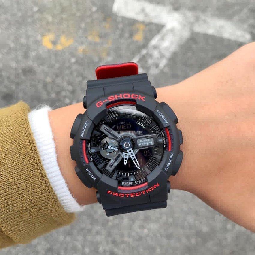 G-Shock Black Rubber Sport Men's Watch GA110HR-1A