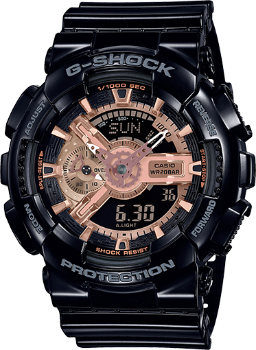 G-Shock Rose Gold/Black Dial Men&#39;s Watch GA110MMC-1A
