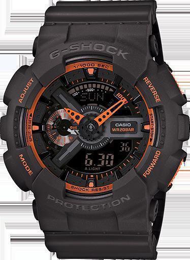 G-Shock Analog-Digital With Grey Resin Band Men's Watch GA110TS-1A4