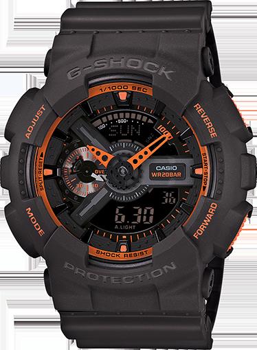 G-Shock Analog-Digital With Grey Resin Band Men&#39;s Watch GA110TS-1A4