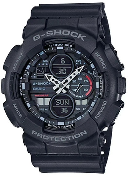 G-Shock Analog Digital Magnetic Resistant Black Men's Watch GA140-1A1