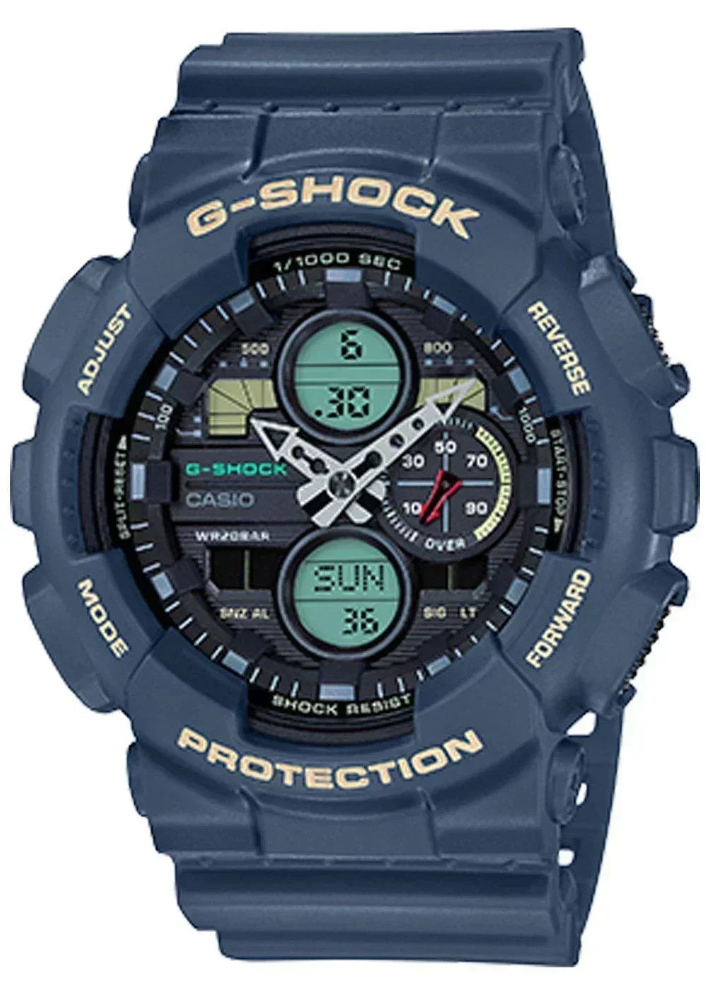 G-Shock Analog-Digital Black Men's Watch GA140-2A