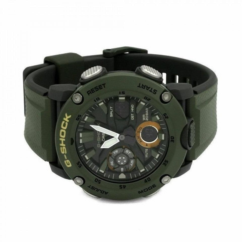 G-Shock Analog-Digital Carbon Core Guard Olive Green Men's Watch GA2000-3A