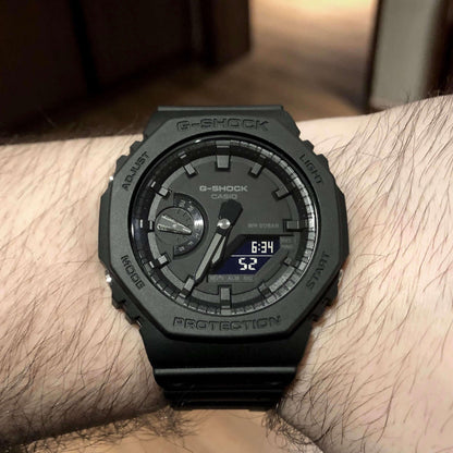 G-Shock Carbon New Square Combi Men's Watch GA2100-1A1