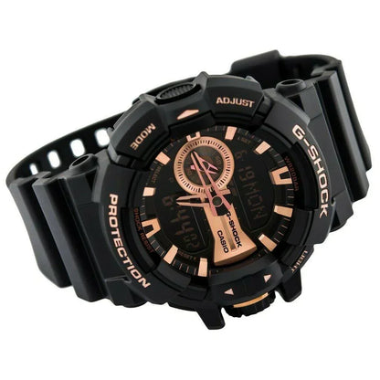 G-Shock Black and Rose Gold-Tone Dial Resin Men's Watch GA400GB-1A4
