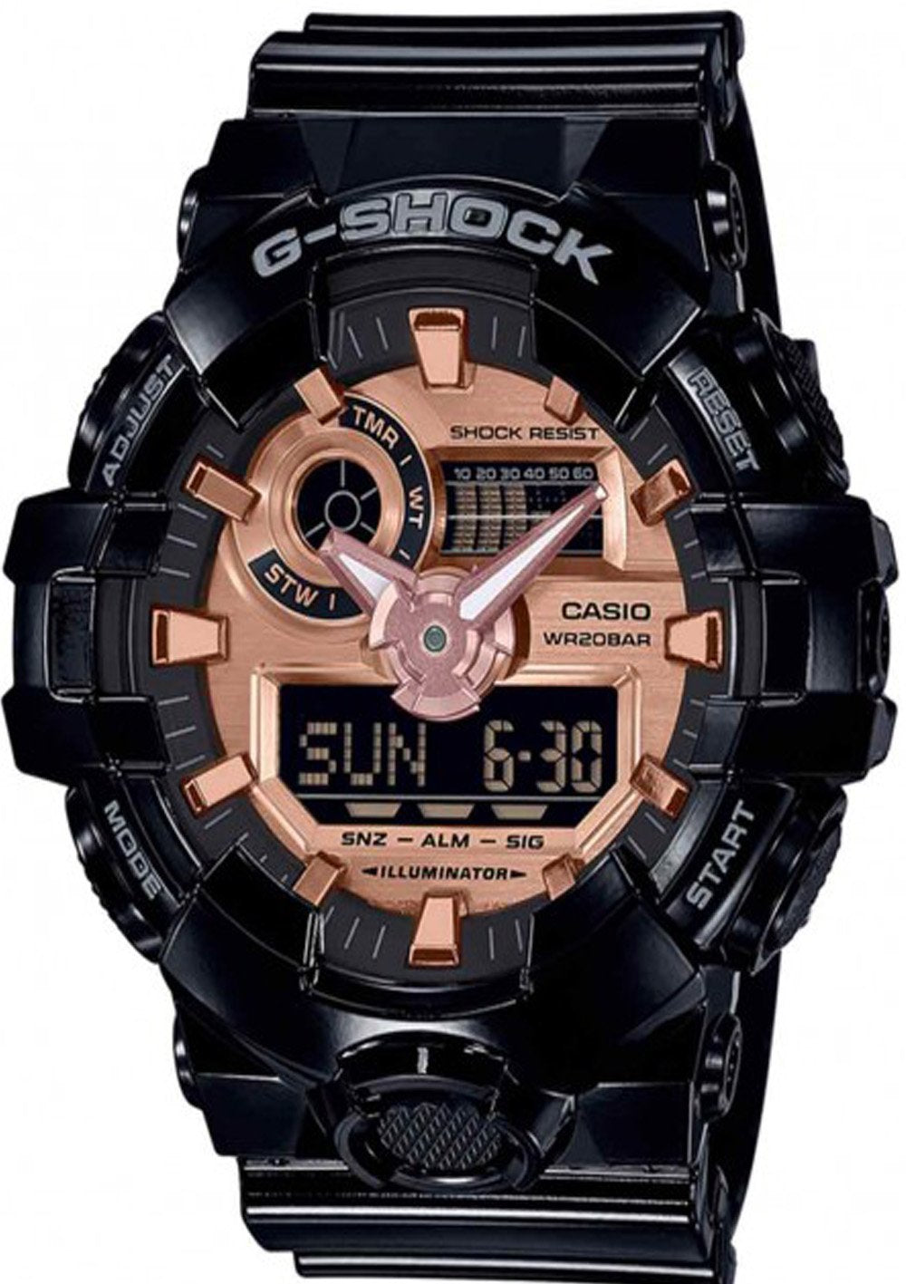 G-Shock Black Digital Analog Men&#39;s Watch GA700MMC-1A