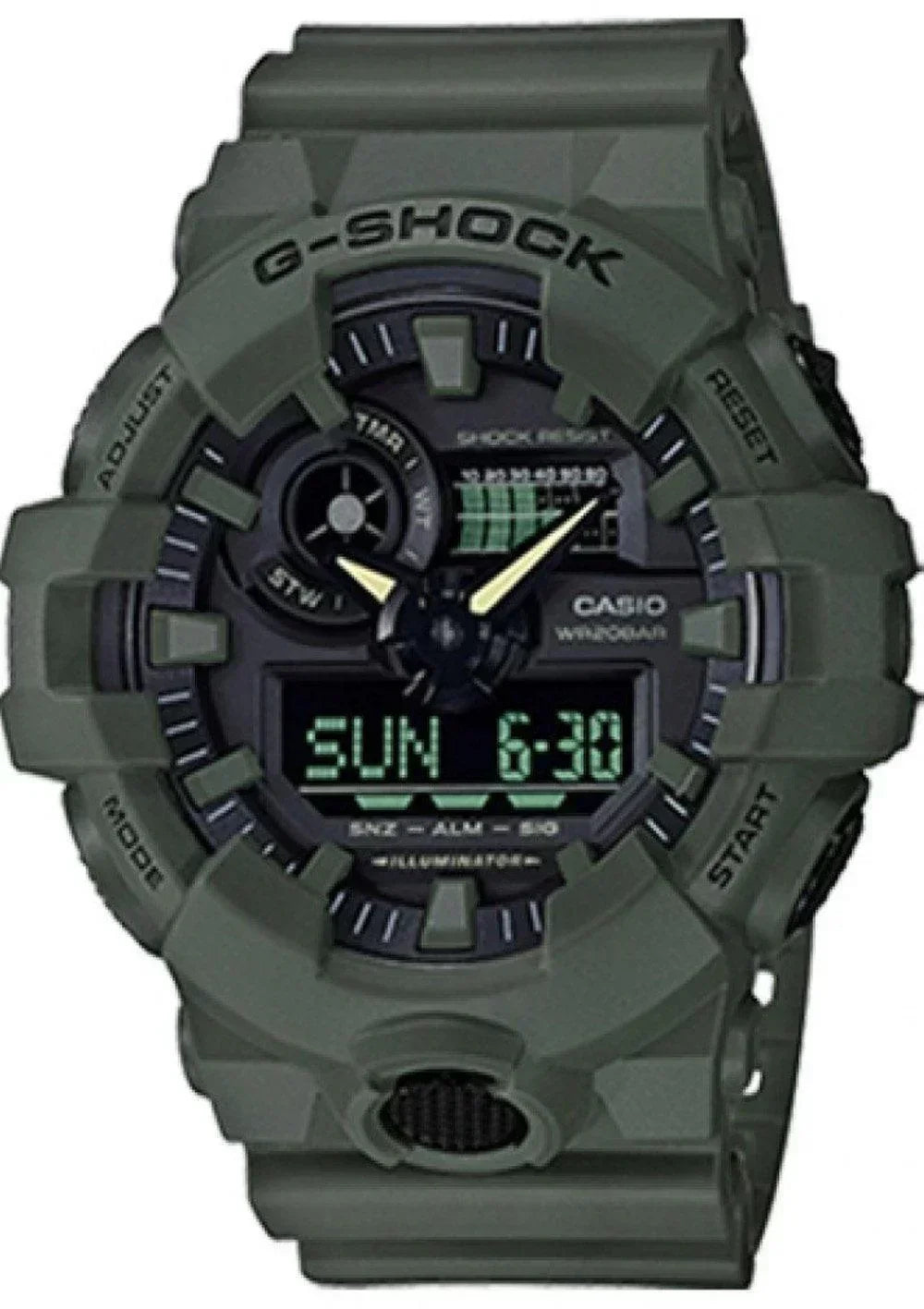 G-Shock XL Series 200M WR Shock Resistant Men's Watch GA700UC-3A