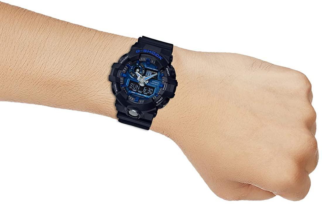 G-Shock Ana-Digi Speed Indicator Black Dial Men's Watch GA710-1A2