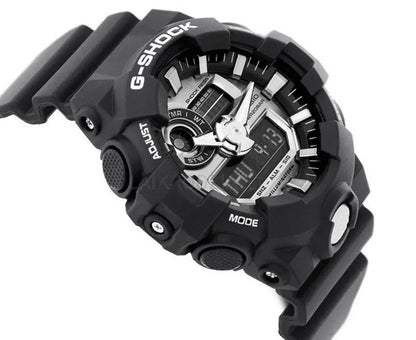 G-Shock Black and Silver-Tone Resin Men's Watch GA710-1A