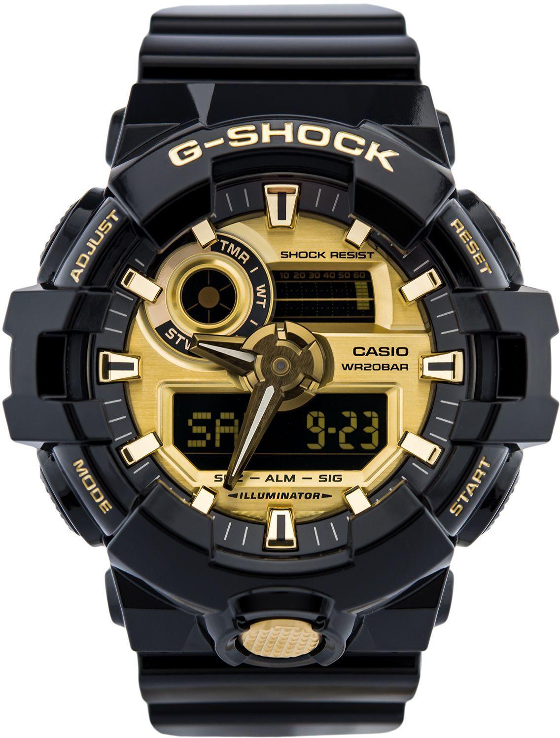 G-Shock Black Rubber Sport Men's Watch GA710GB-1A