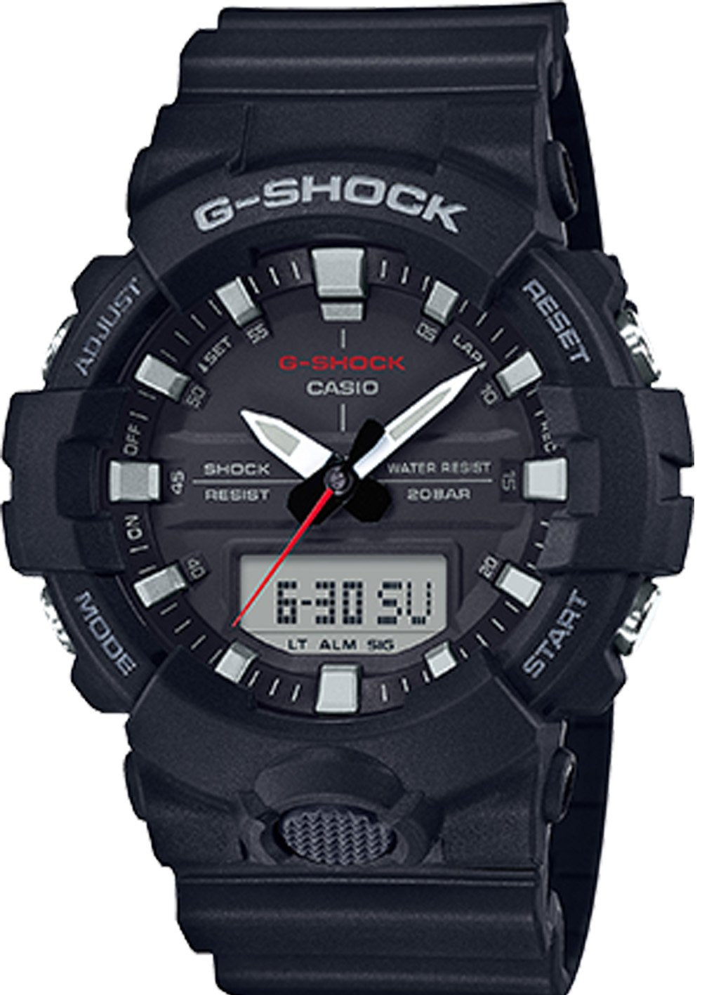 G-Shock Black Resin Sport Men&#39;s Watch GA800-1A