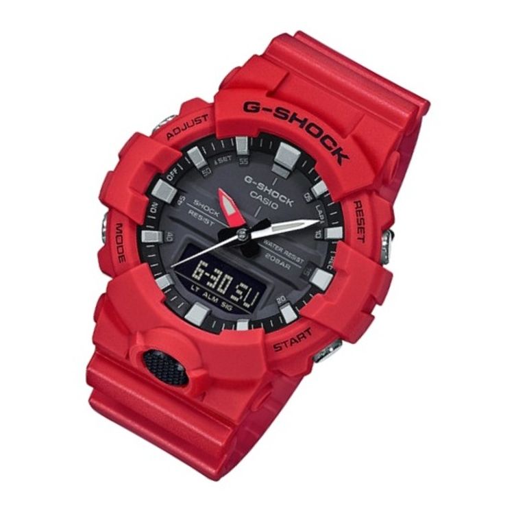 G-Shock Red One Size Men&#39;s Watch GA800-4A