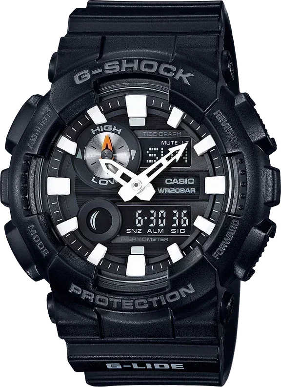G-Shock G-Lide Black Plastic Sport Men's Watch GAX100B-1A