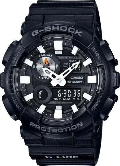 G-Shock G-Lide Black Plastic Sport Men's Watch GAX100B-1A