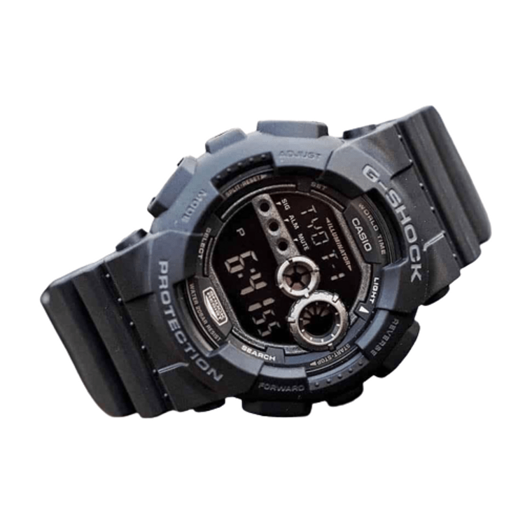 G-Shock X-Large Black Multi-Functional Digital Sport Men&#39;s Watch GD100-1B