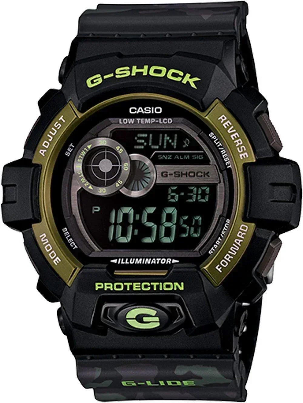 G-Shock G-Lide Series Black Digital Dial Men's Watch GLS8900CM-1