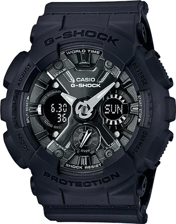 G-Shock Black Dial Resin Women's Watch GMAS120MF-1A