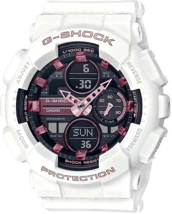 G-Shock White Resin Band Women's Watch GMAS140M-7A