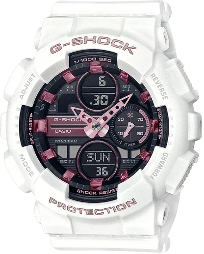 G-Shock White Resin Band Women's Watch GMAS140M-7A