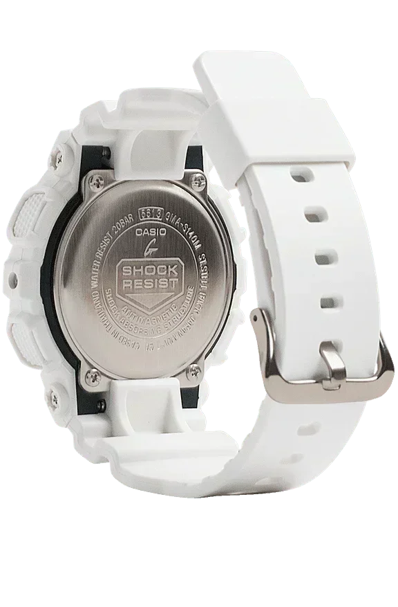 G-Shock White Resin Band Women's Watch GMAS140M-7A