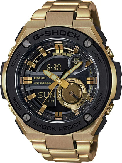G-Shock G-Steel 2nd Gen 3D Ana-Digital Men's Watch GST210GD-1A