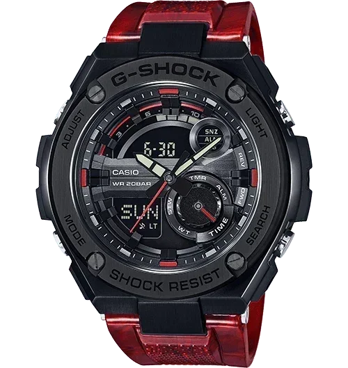G-Shock G-Steel Black Resin Men's Watch GST210M-4A