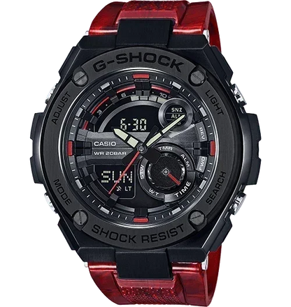 G-Shock G-Steel Black Resin Men's Watch GST210M-4A
