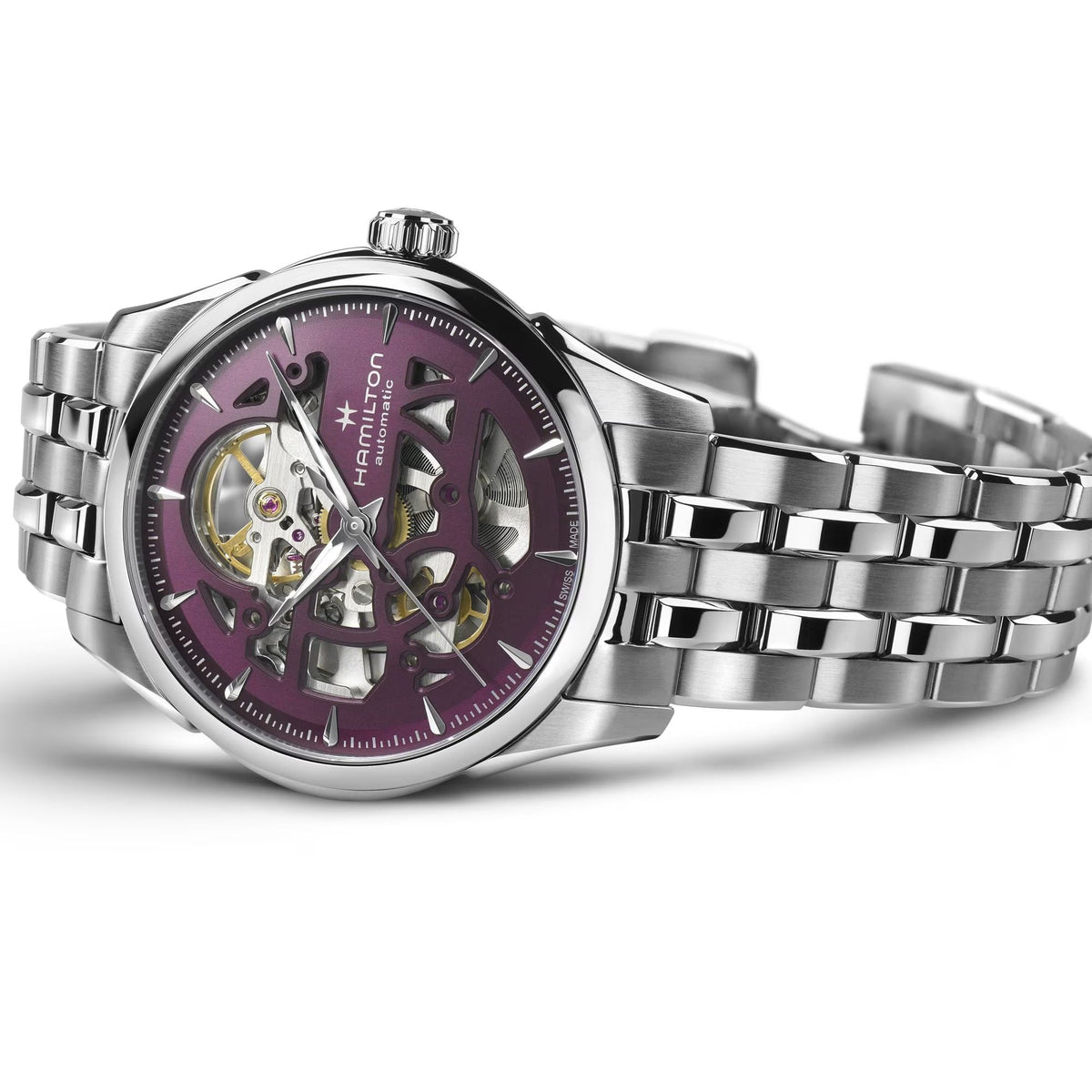 Hamilton Jazzmaster Skeleton Lady Automatic Womens Watch H32265101