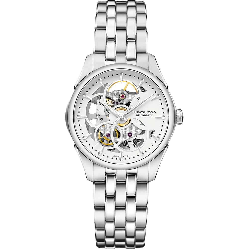 Hamilton Jazzmaster Skeleton Automatic Women&#39;s Watch H32405111