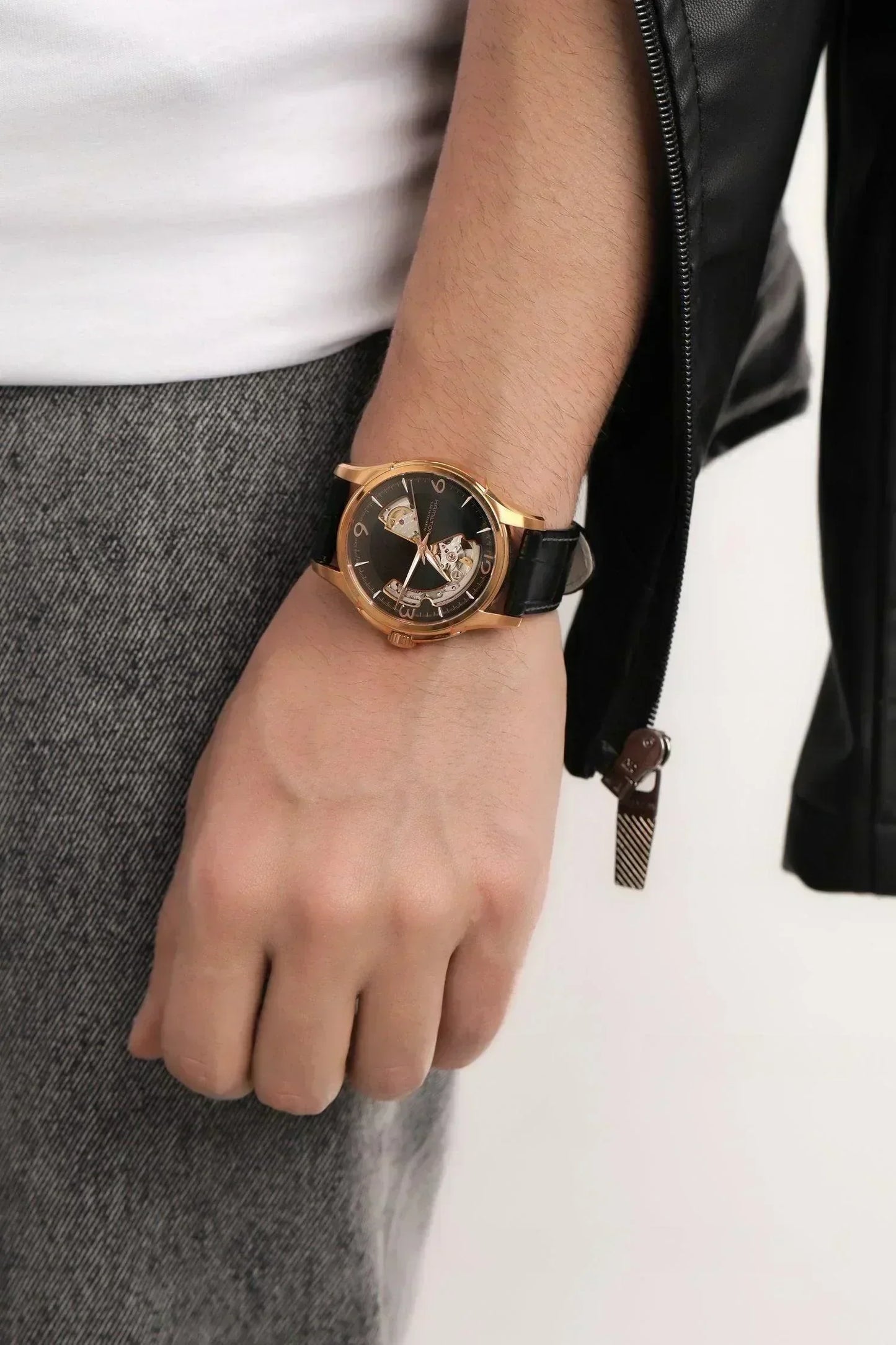 Hamilton Jazzmaster Open Heart Automatic Mens Watch H32575735