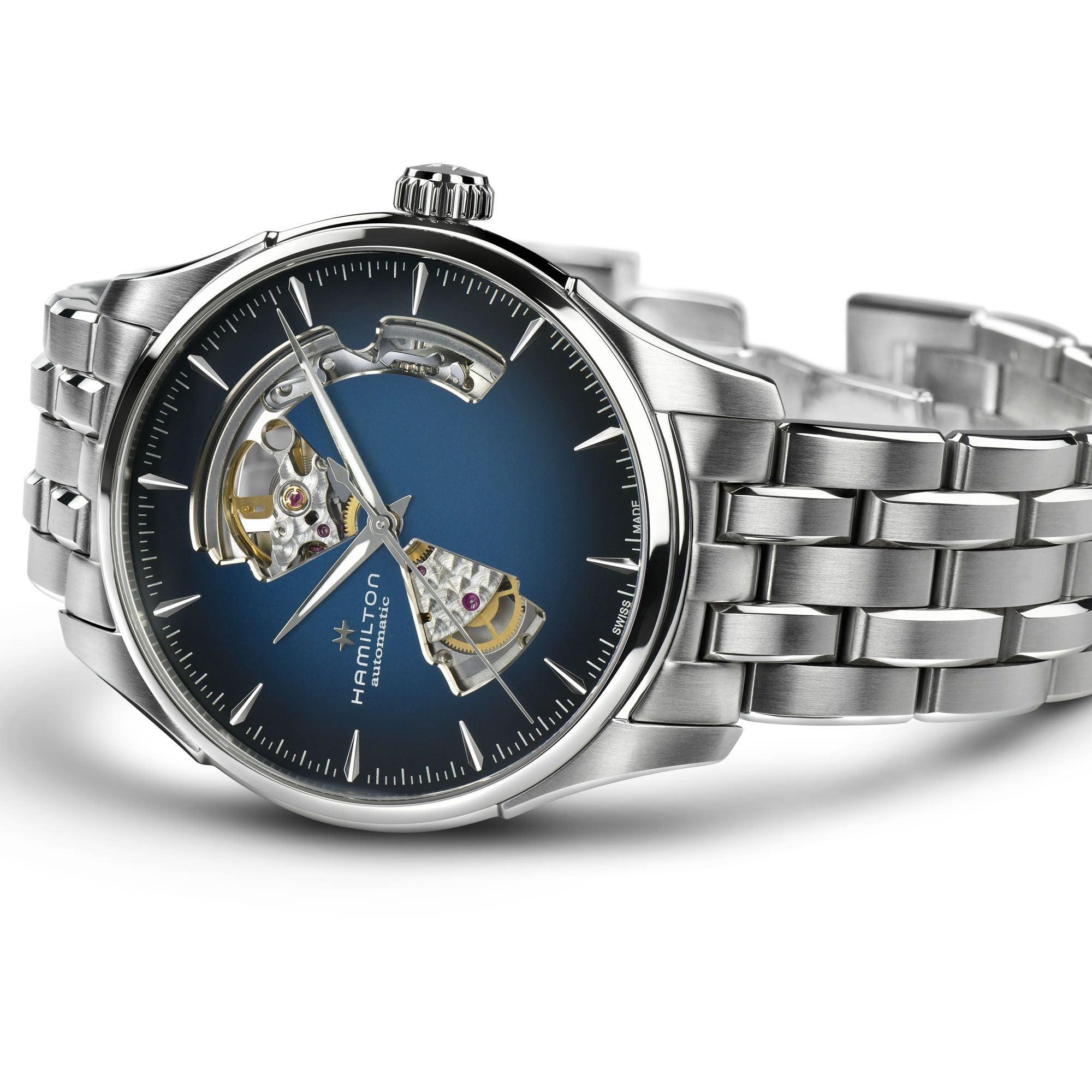 Open heart mechanical discount watch