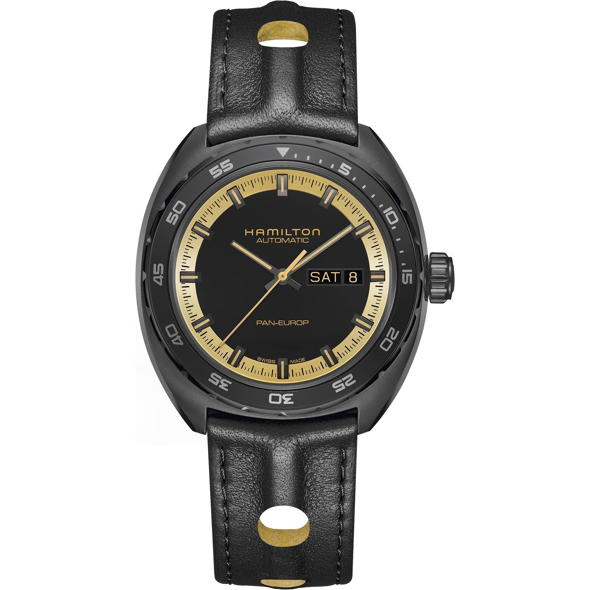 Hamilton American Classic Pan Europ Day Date Automatic Men's Watch H35425730