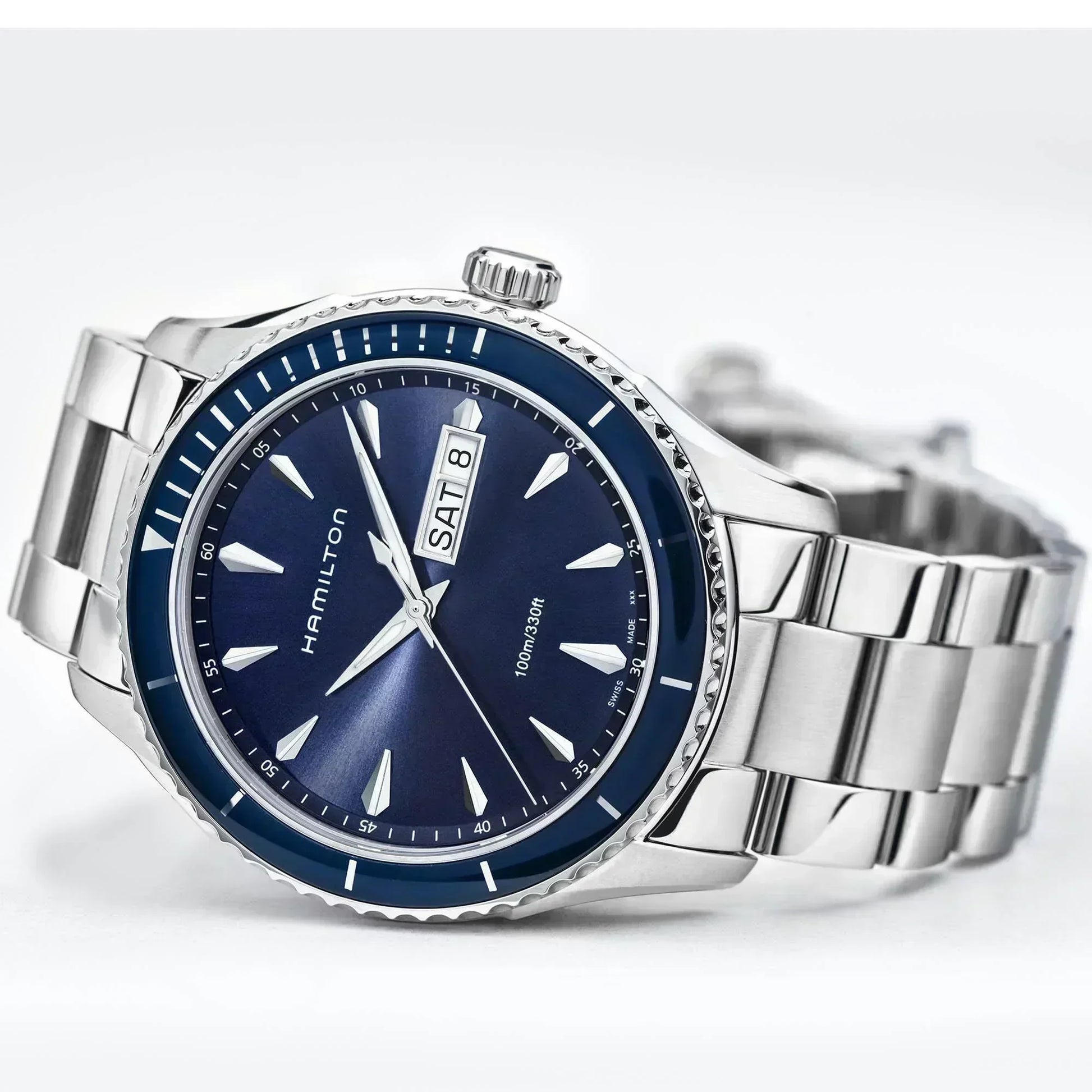 Hamilton Jazzmaster Seaview Day Date Quartz Mens Watch H37551141