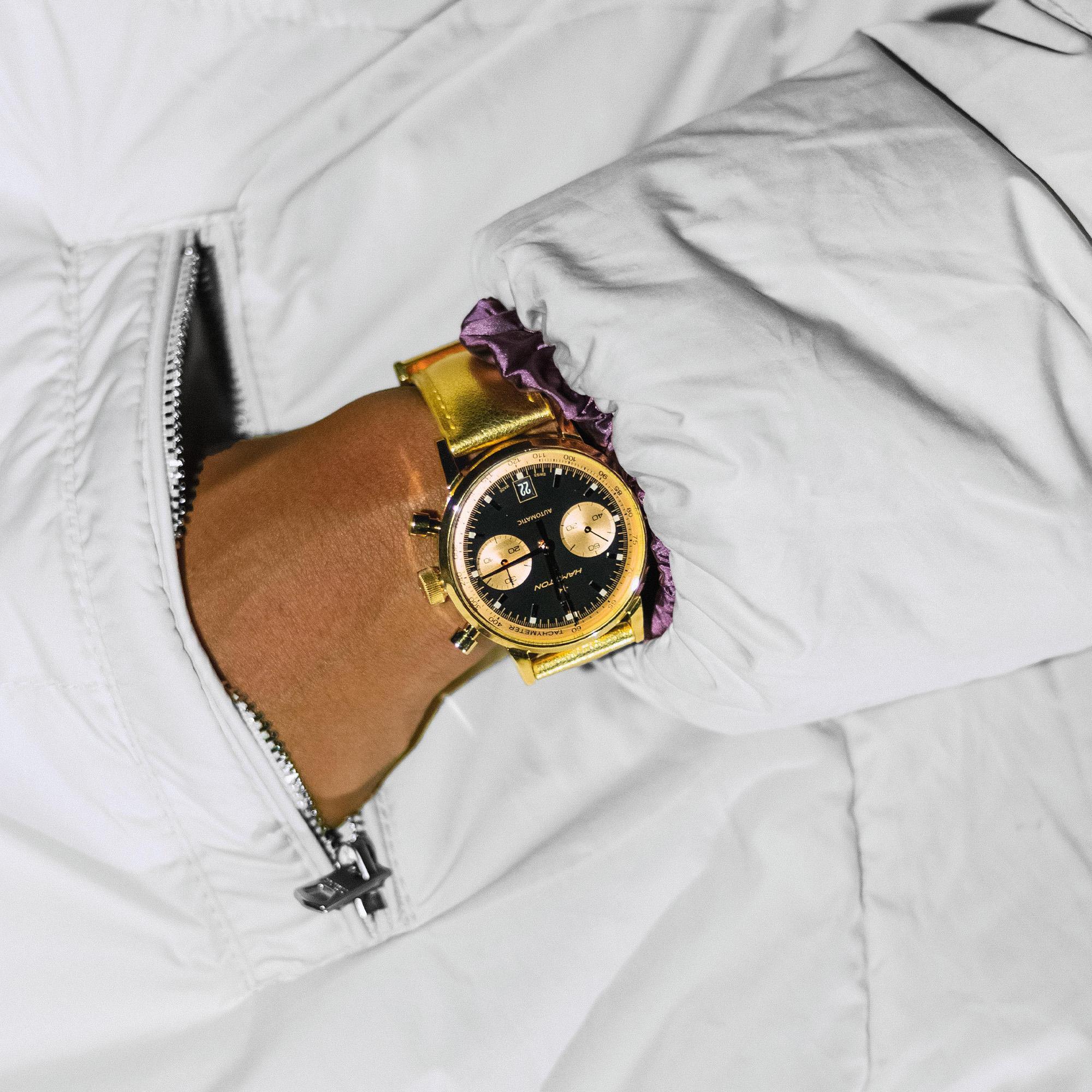 Hamilton intra matic gold clearance