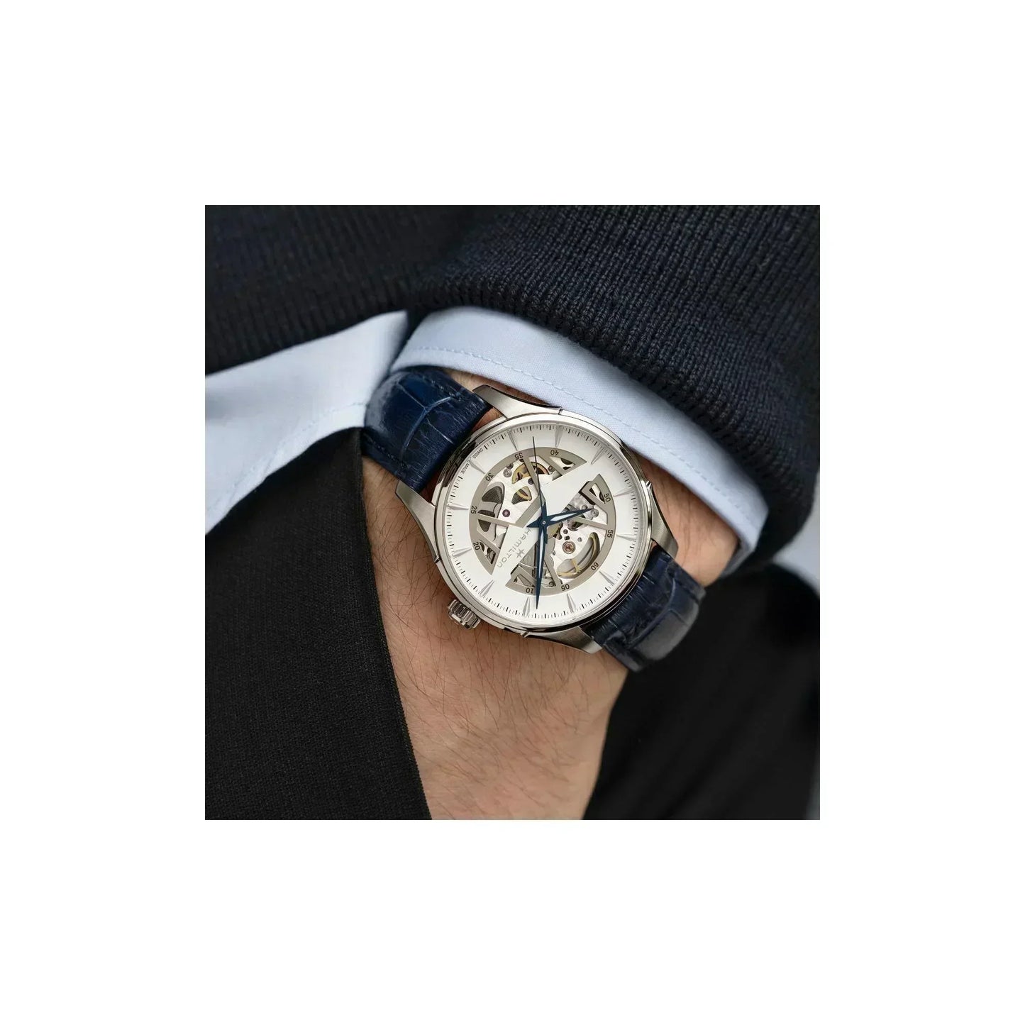 Hamilton Jazzmaster Skeleton Automatic Mens Watch H42535610