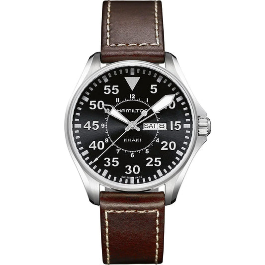 Hamilton Khaki Aviation Pilot Day Date Quartz Men's Watch H64611535