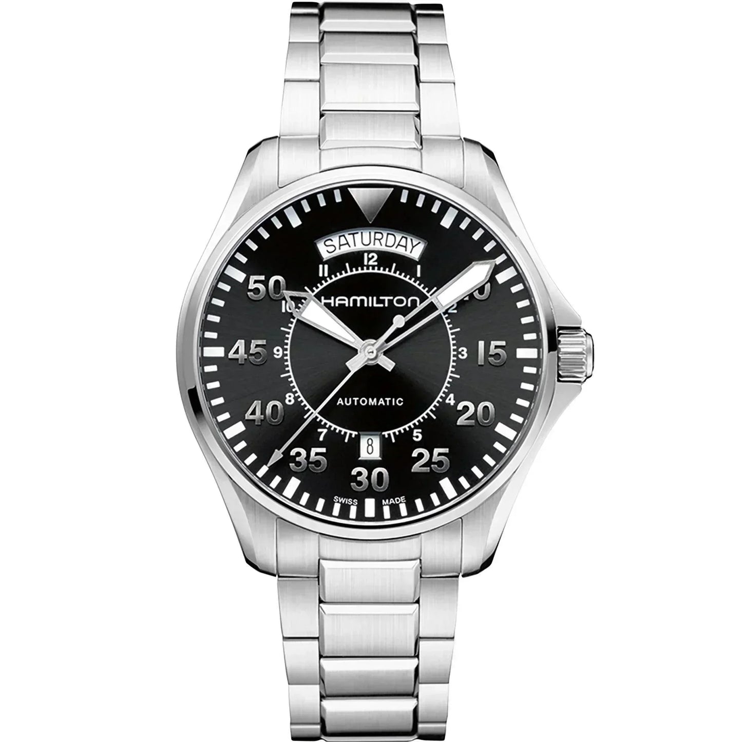 Hamilton Khaki Aviation Pilot Day Date Automatic Men's Watch H64615135