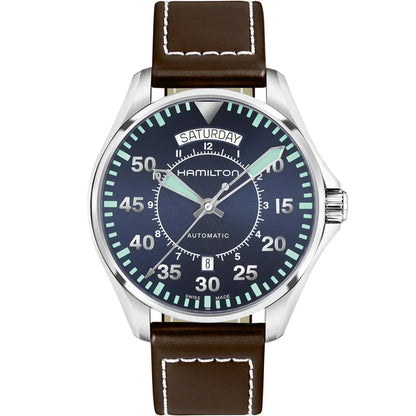 Hamilton Khaki Aviation Pilot Day Date Automatic Men's Watch H64615545