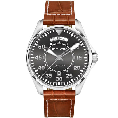 Hamilton Khaki Aviation Pilot Day Date Automatic Men's Watch H64615585