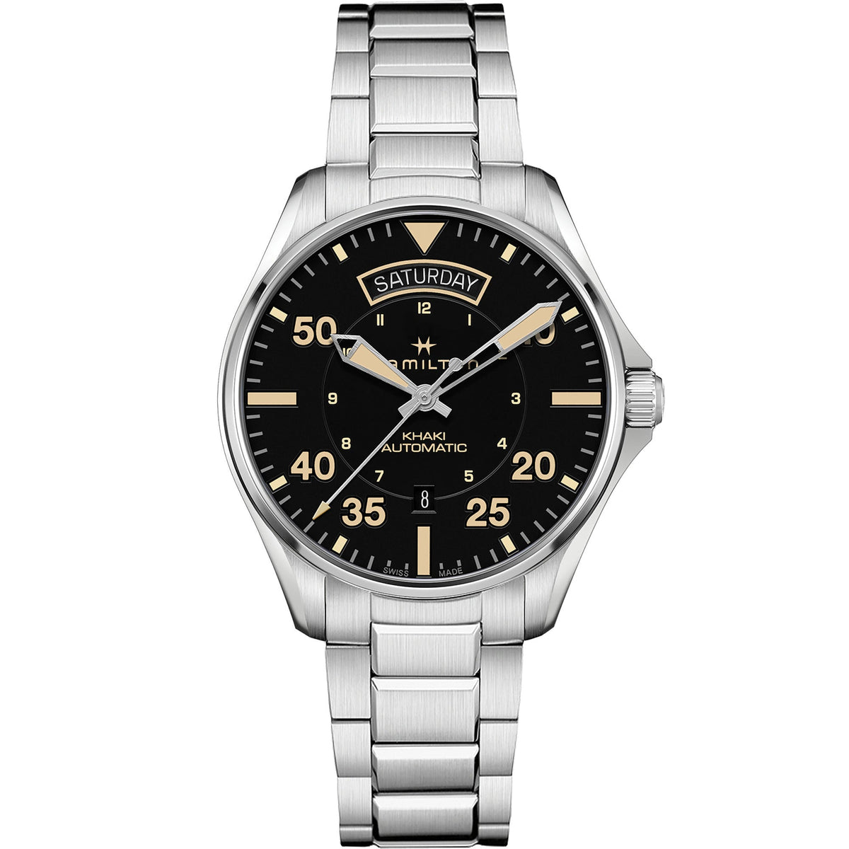 Hamilton Khaki Aviation Day Date Automatic Men&#39;s Watch H64645131