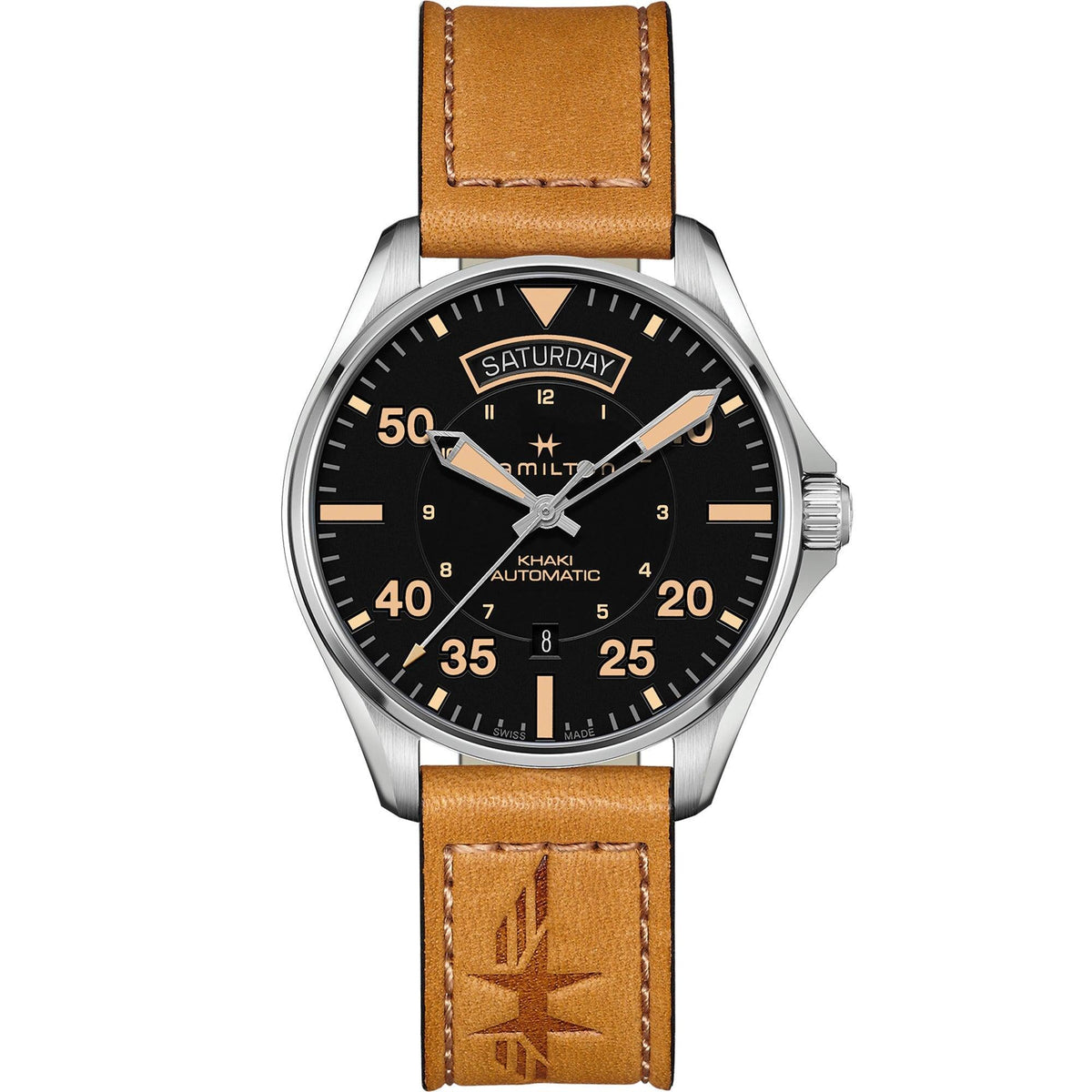 Hamilton Khaki Aviation Day Date Automatic Men&#39;s Watch H64645531