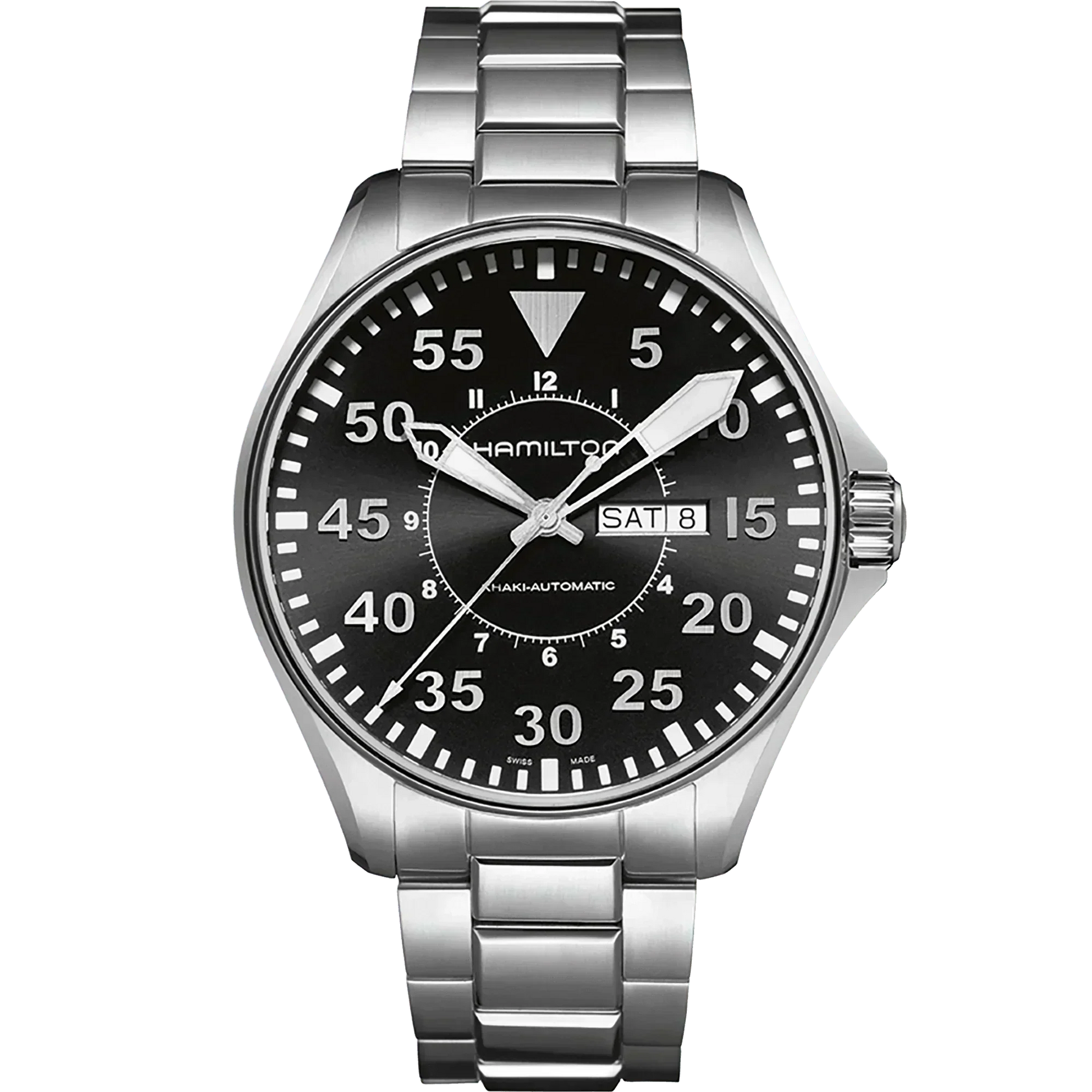 Hamilton Khaki Aviation Pilot Day Date Automatic Men's Watch H64715135