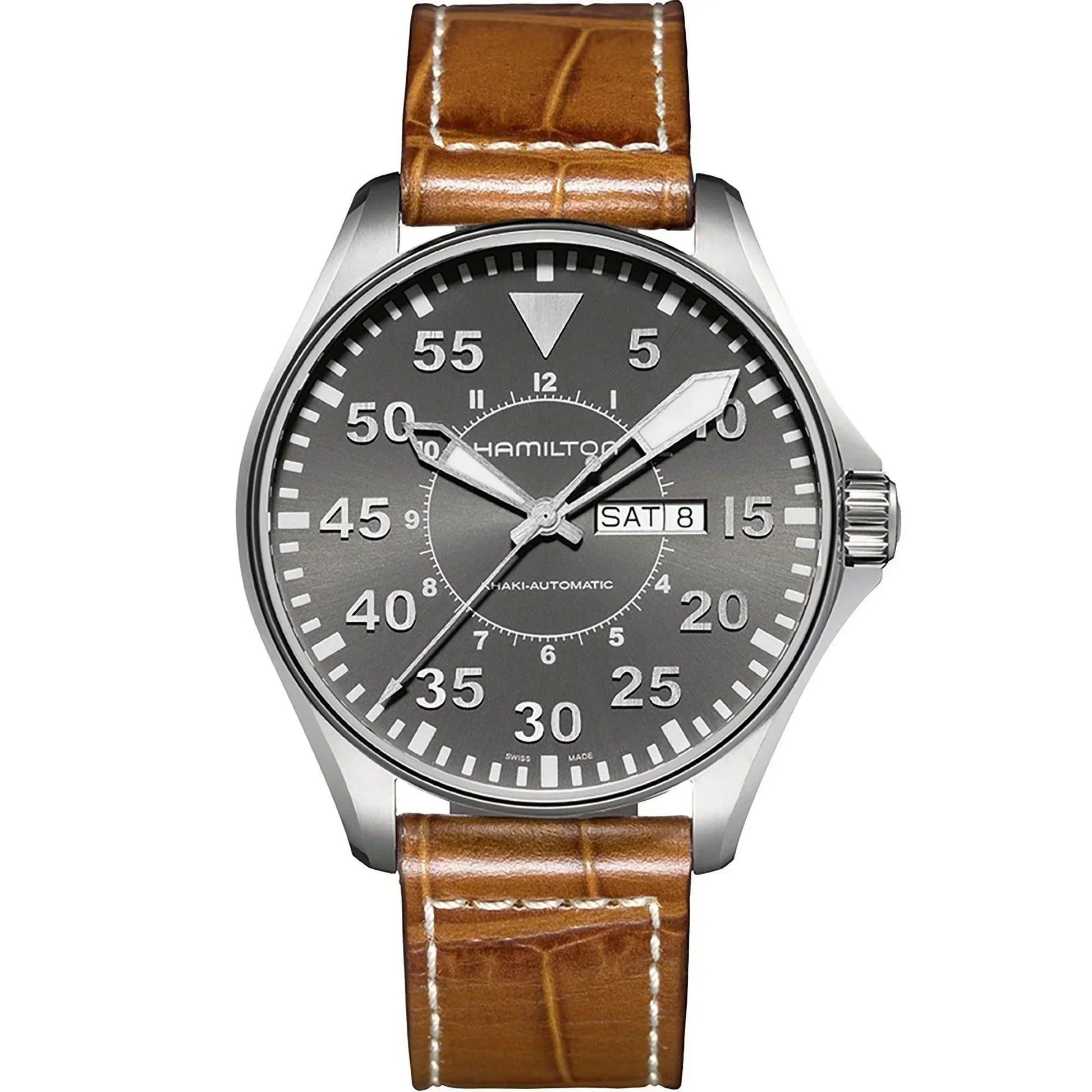 Hamilton Khaki Aviation Pilot Day Date Automatic Men's Watch H64715885