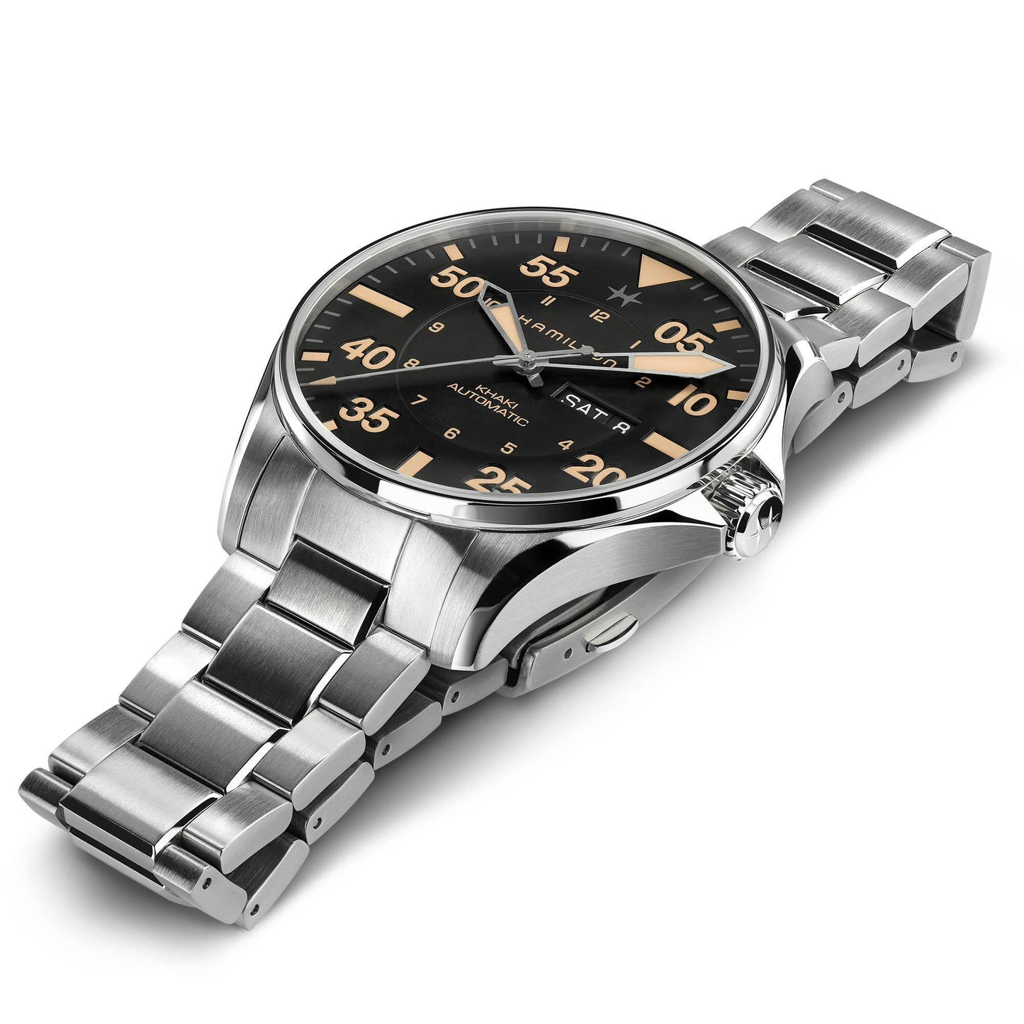 Hamilton Khaki Aviation Pilot Day Date Automatic Men's Watch H64725131