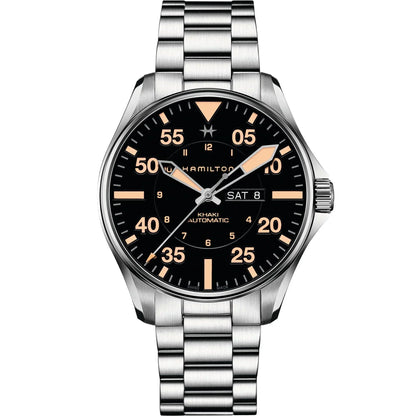 Hamilton Khaki Aviation Pilot Day Date Automatic Men's Watch H64725131