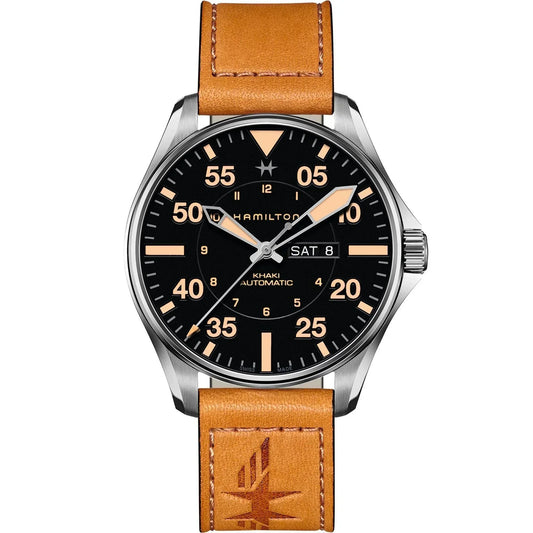 Hamilton Khaki Aviation Pilot Day Date Automatic Men's Watch H64725531