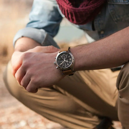 Hamilton Khaki Field Automatic Chrono Mens Watch H71616535