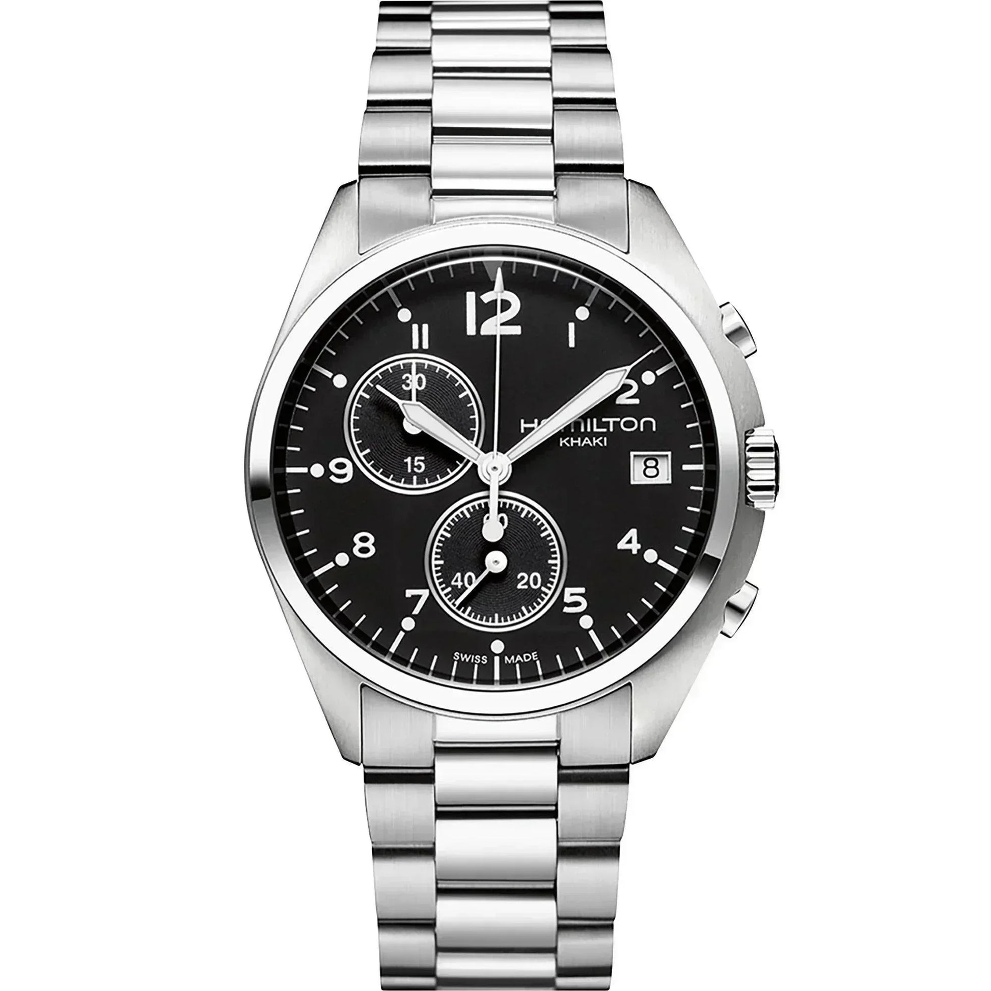 Hamilton Khaki Aviation Pilot Pioneer Chrono Quartz Men's Watch H76512133